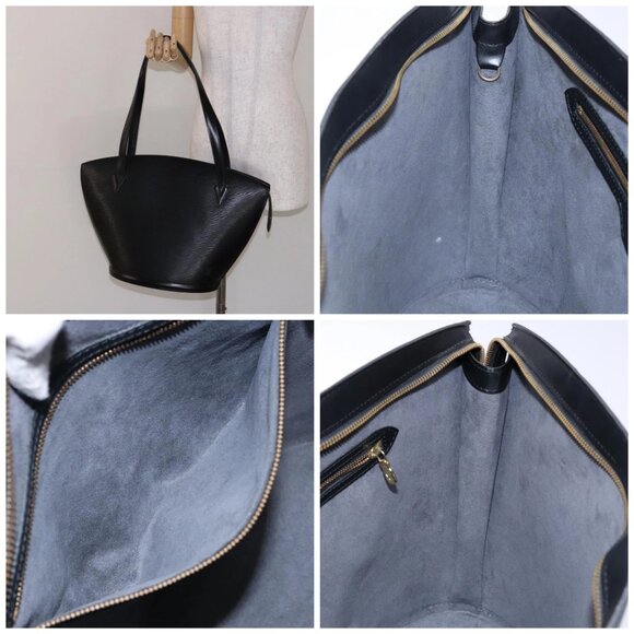 LOUIS VUITTON Epi Saint Jacques Shopping Shoulder Bag Black M - Picture 14 of 14